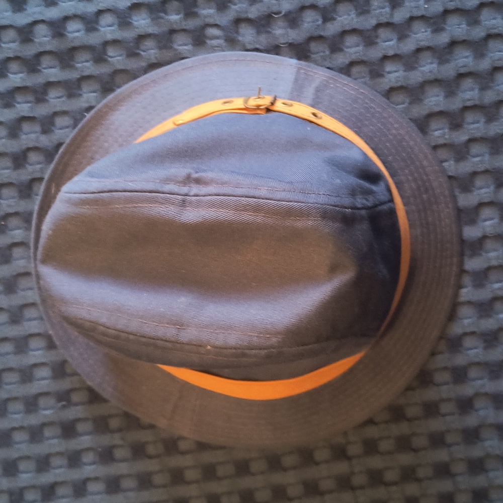 Kangol Blue Hat with Gold Interior